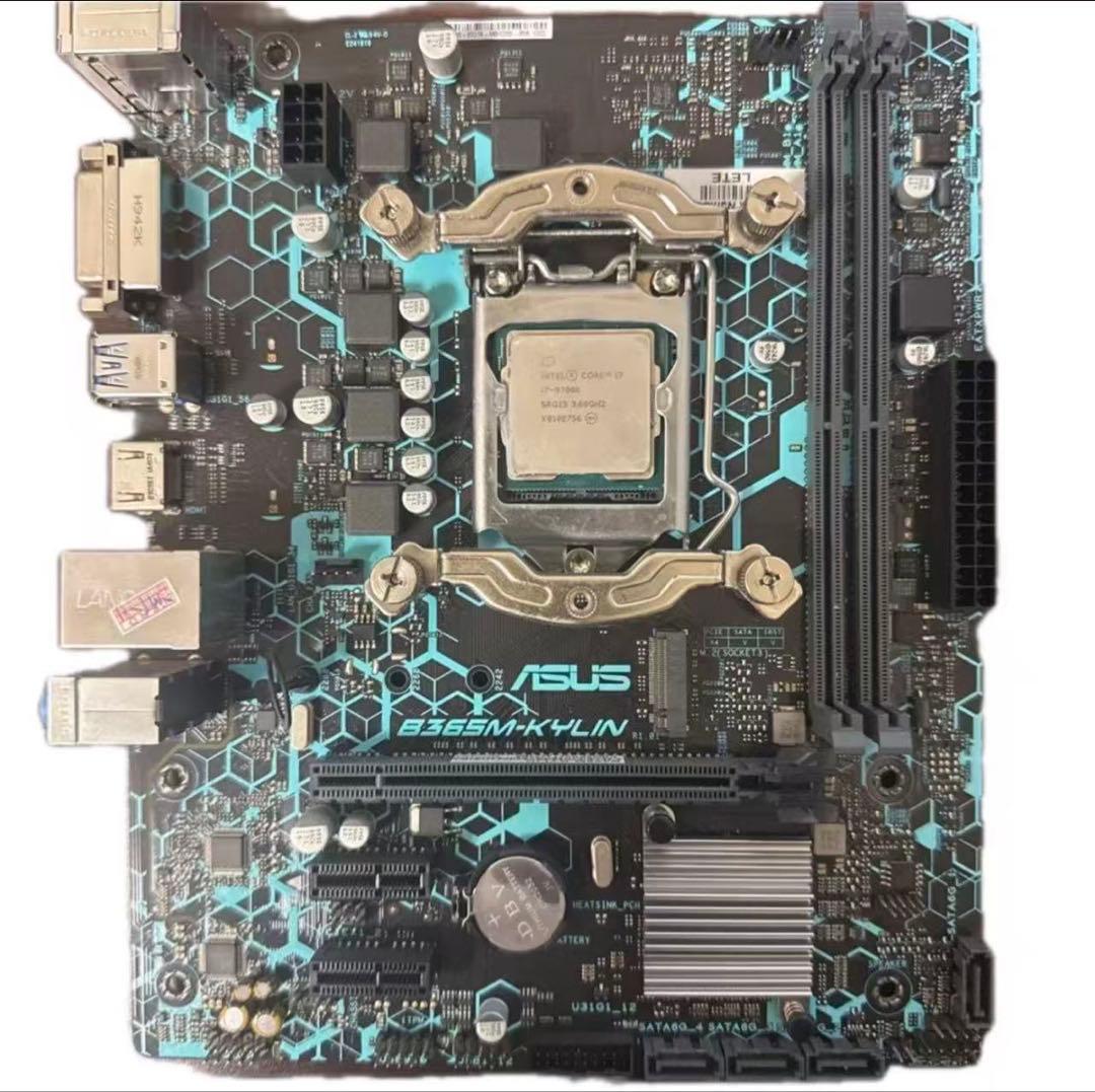 i7-9700K+ASUSB365M DDR4 32g +クーラー