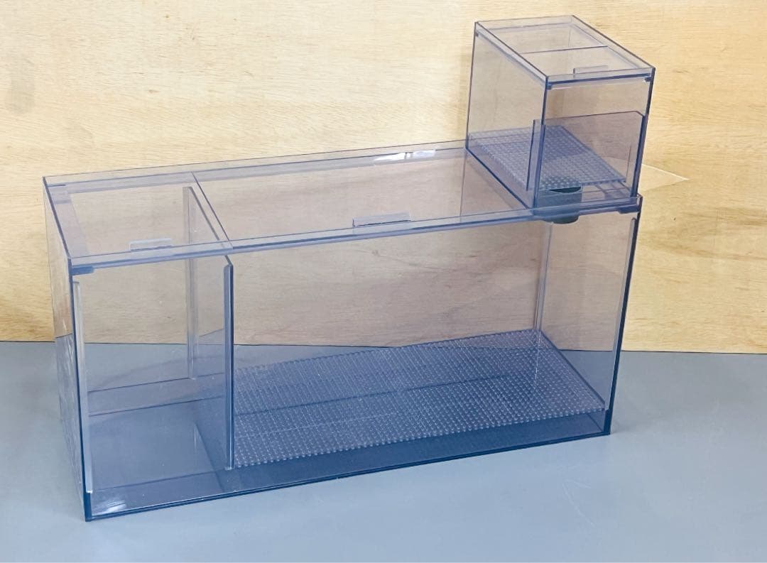 1000ｘ290ｘ400㎜オーバーフロー水槽セット ブラックシリコン 未使用品