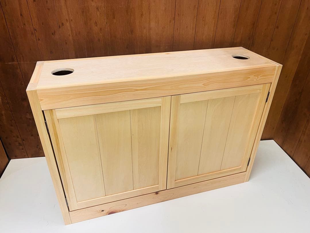 1000ｘ290ｘ400㎜オーバーフロー水槽セット ブラックシリコン 未使用品