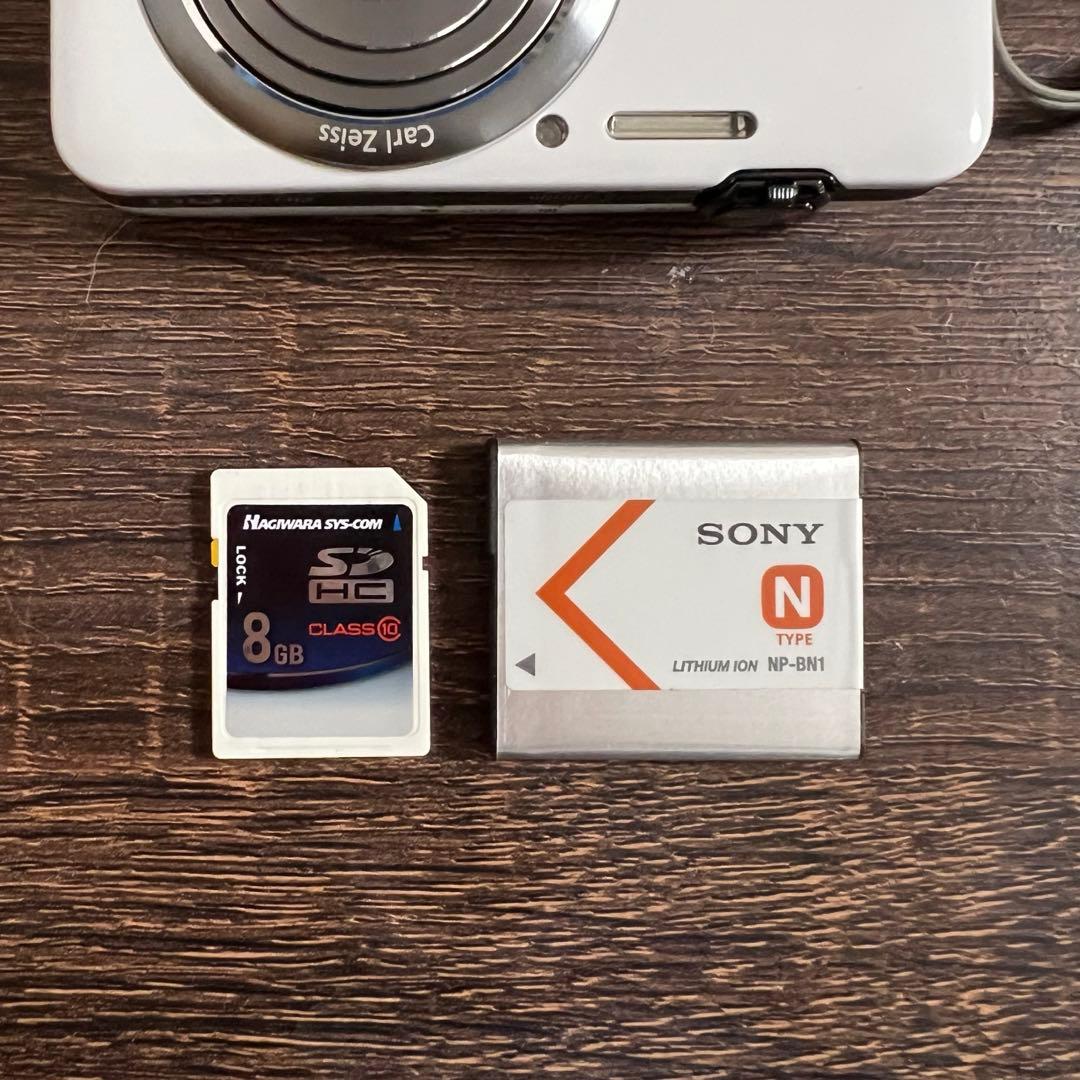 SONY サイバーショット　DSC-WX7　ホワイト　デジタルカメラ