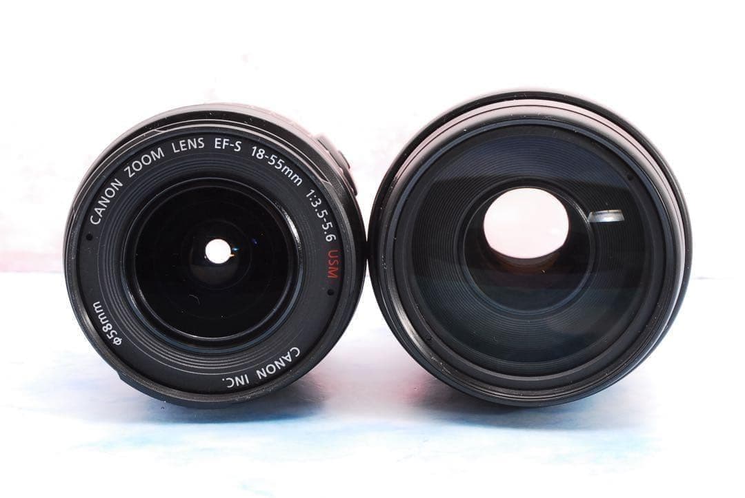 ☆キャノン EOS 60D☆バッグ付☆超望遠レンズ付Wレンズ☆一眼レフカメラ