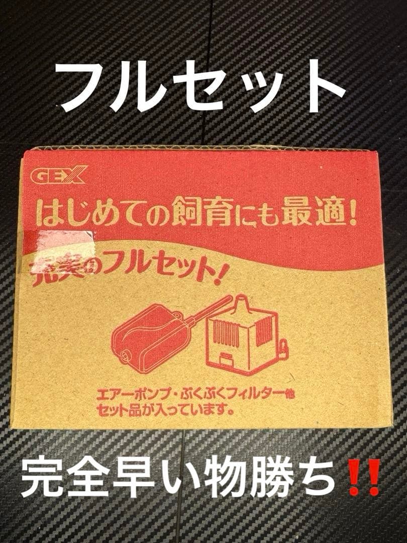 【新品未使用‼️】GEX フルセット ロカボーイ S 7個セット 魚用品 ポンプ