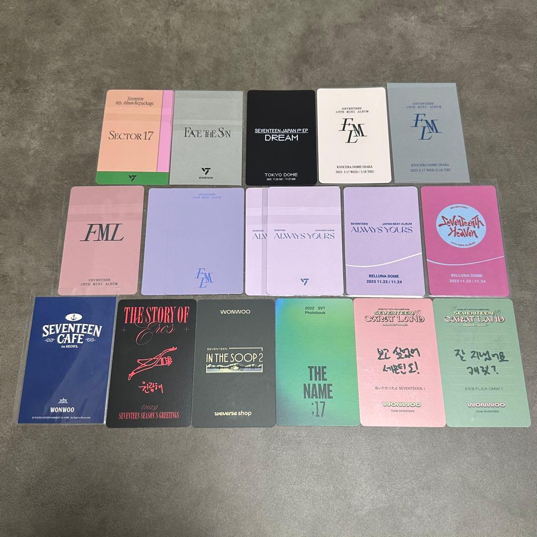 SEVENTEEN ウォヌ 会場限定 特典 ホログラム トレカ