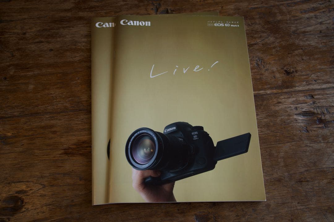 Canon EOS 6D Mark II 本体と付属品
