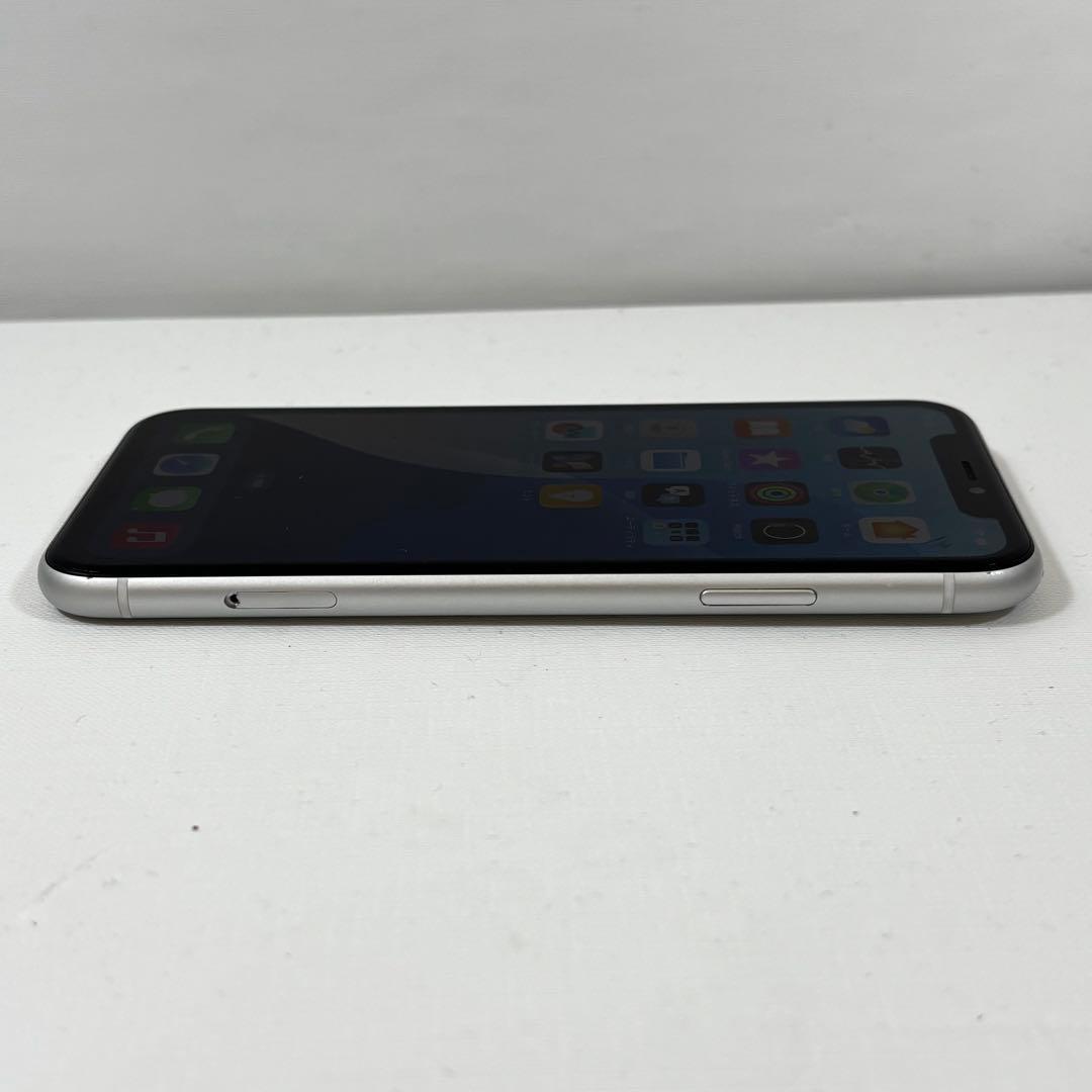 iPhone XR 128GB ホワイト バッテリー73% 動作品