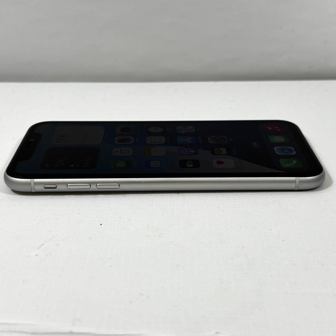 iPhone XR 128GB ホワイト バッテリー73% 動作品