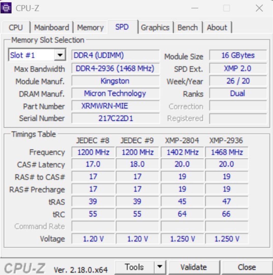 HyperX FURY DDR4 メモリ4枚セット 2933MHz 合計64GB
