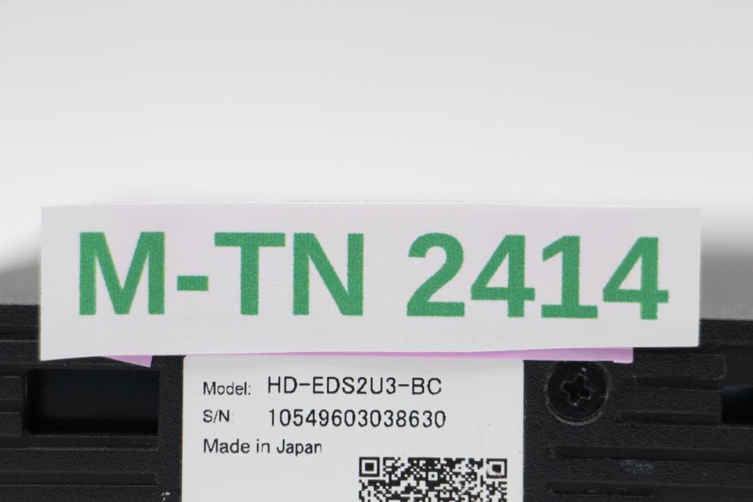 2414-BUFFALO 外付けHDD HD-EDS2U3-BC 2TB