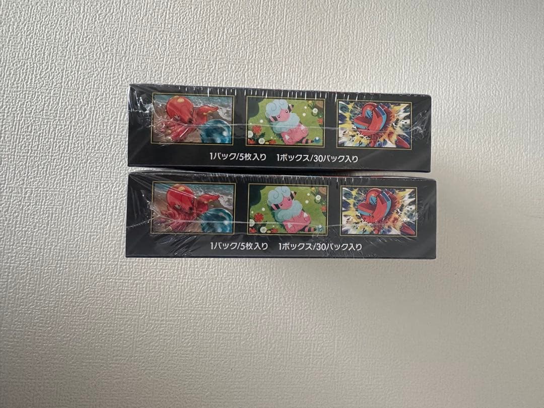 ポケモンニンジャスピナーboxシュリンク有り2BOX