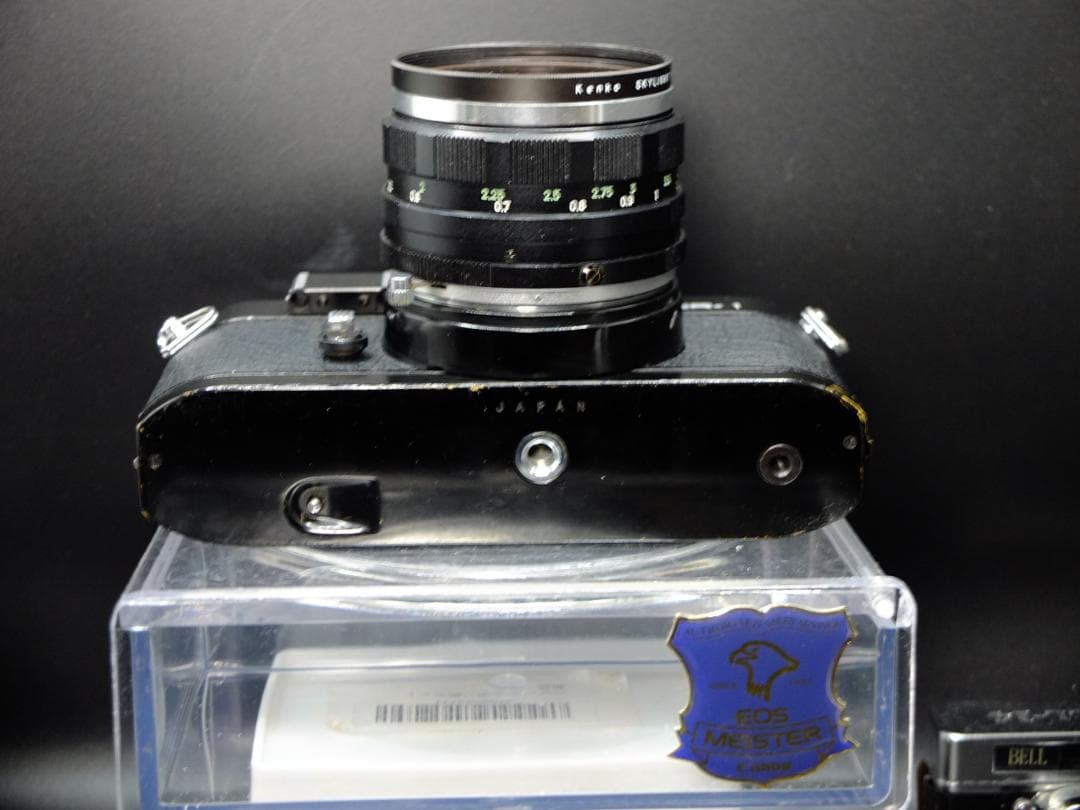 ミノルタSR-1前期型ブラック／ロッコールPF55mmF2付【実写確認済整備品】
