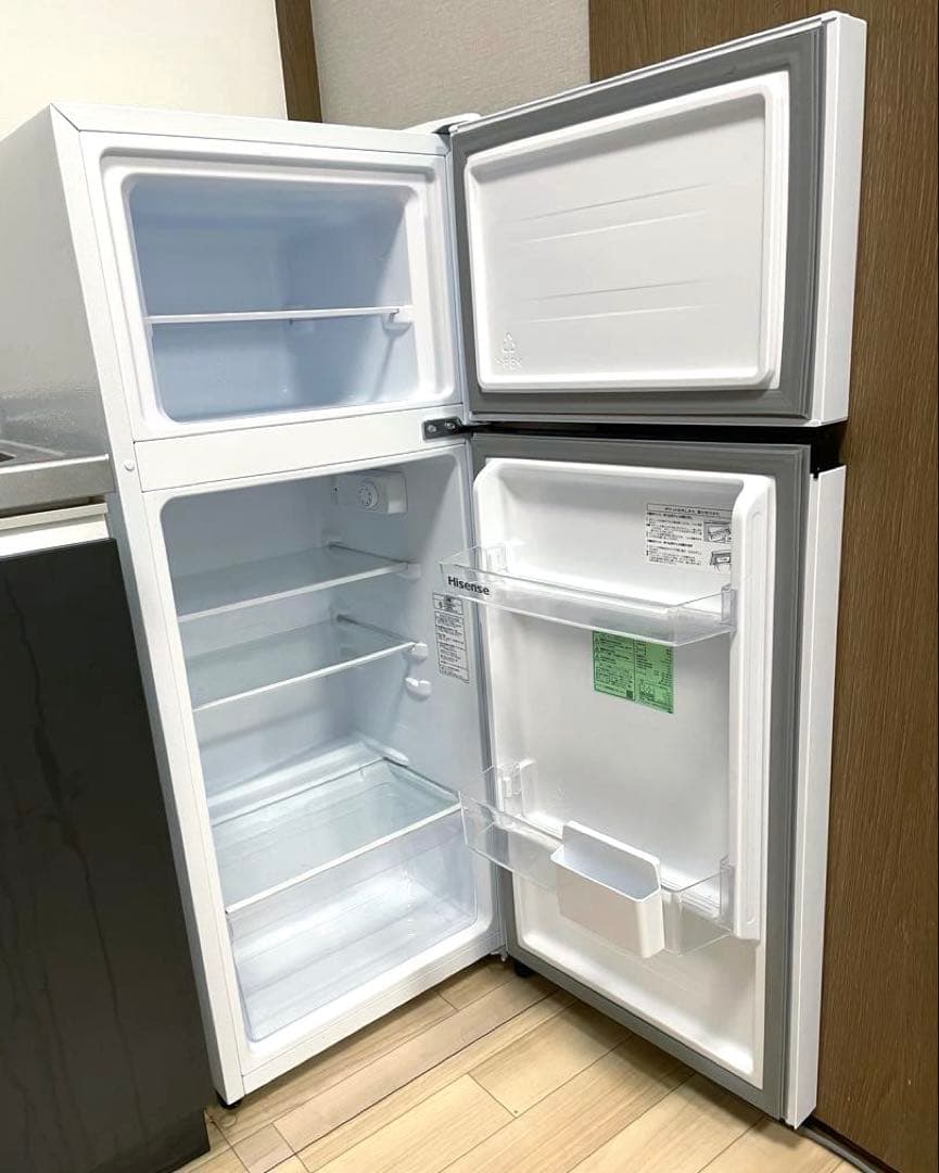 【送料込】ハイセンス冷蔵庫HR-B12E3W 2024年製メルカリ便2/22まで