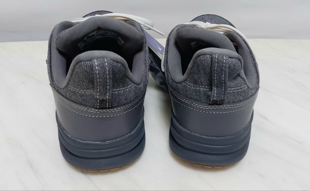 希少デニム安全靴 mizuno F1GA241405 紐タイプ サイズ27cm