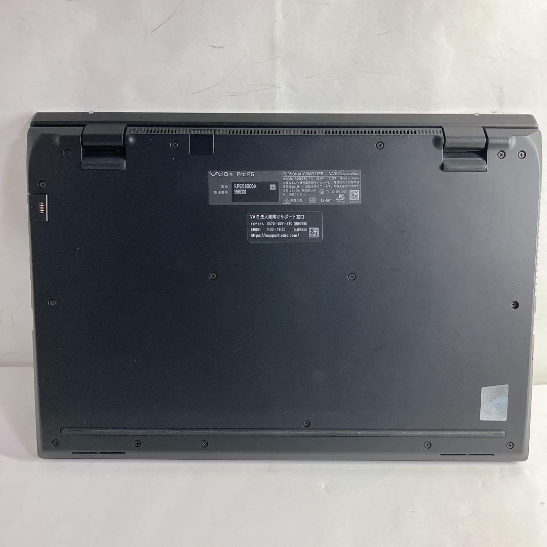 使用262時間 VAIO Pro PG 12世代i5 /16/ NVMe256