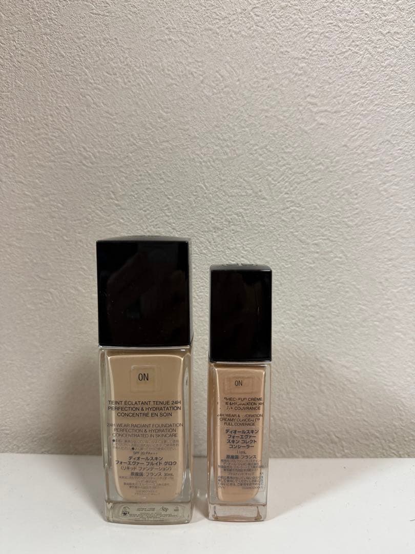 ディオールリキッドファンデーション30ml/スキンコレクトコンシーラー11ml