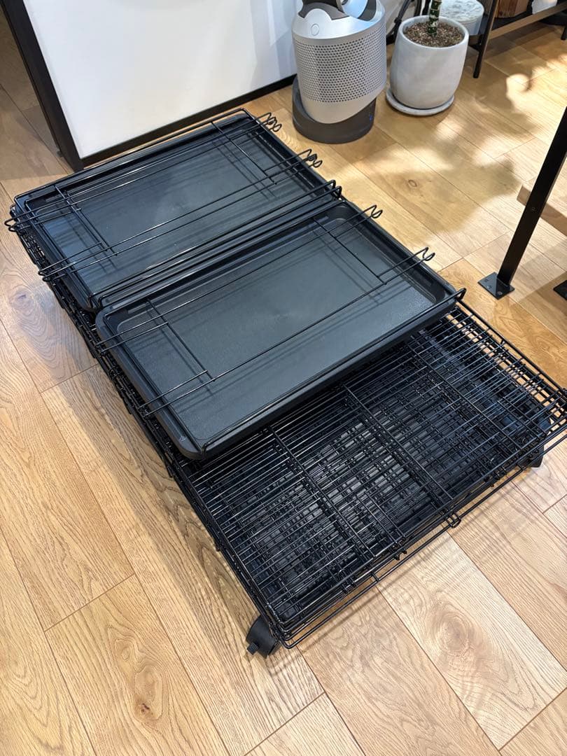 Amazonベーシック 猫ケージ キャットケージ 3段 91L×57W×129H