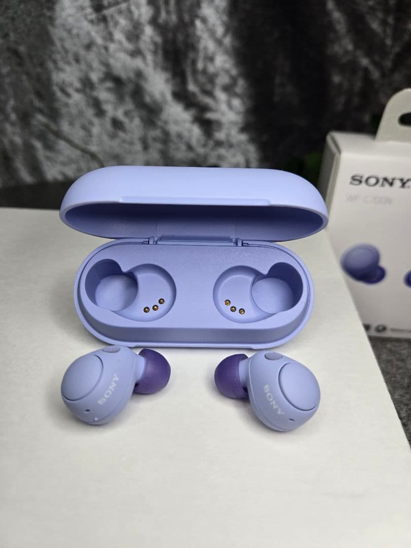 【美品】SONY WF-C700N ワイヤレスノイズキャンセリングイヤホン