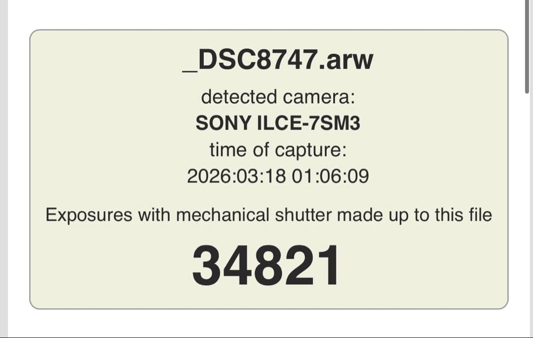 SONY α7S III 本体