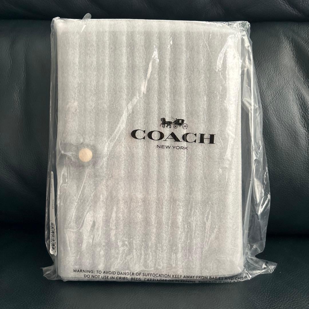 【新品未開封】COACH ノートブック ジクネチャーキャンバス