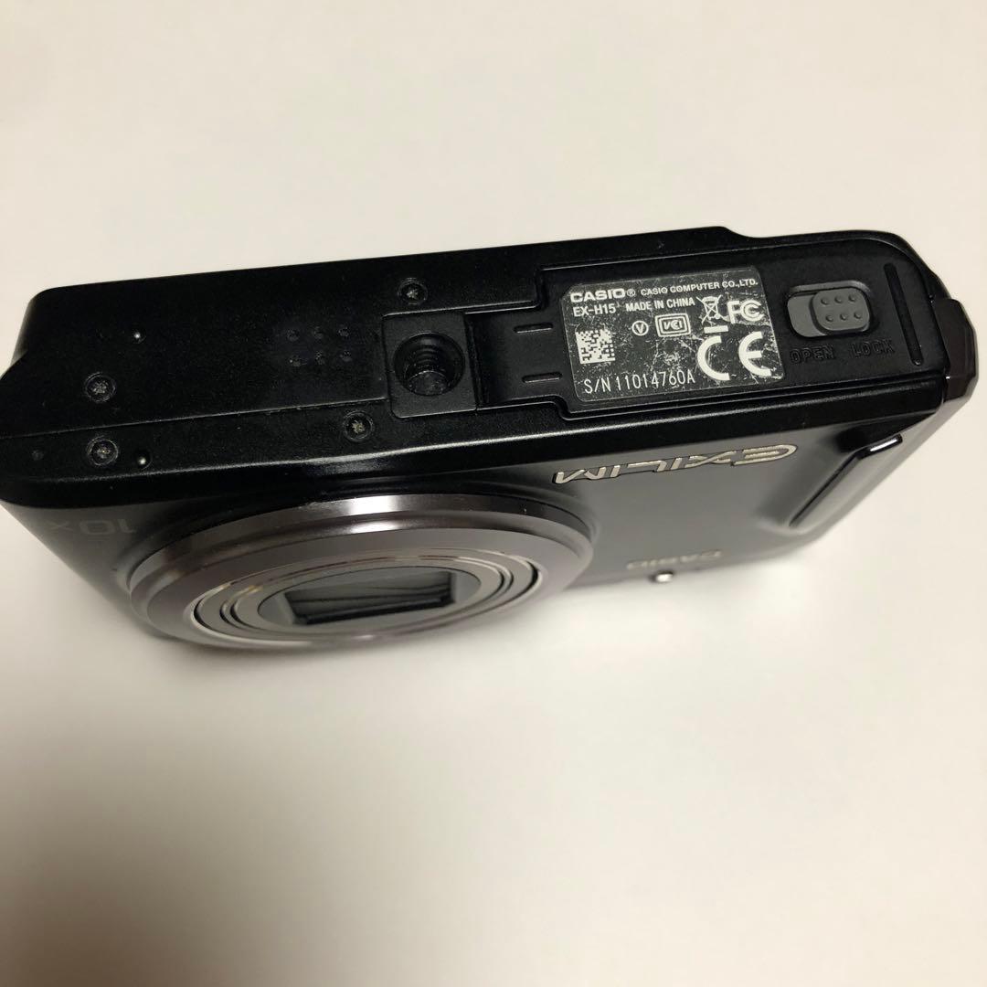 CASIO EXILIM EX-H15 ブラック 難あり