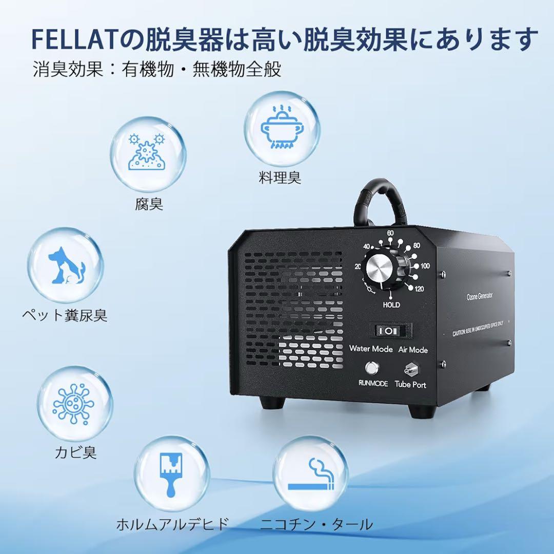 【新品未使用品】脱臭機 オゾン水生成器 脱臭機・空気清浄機1台2役