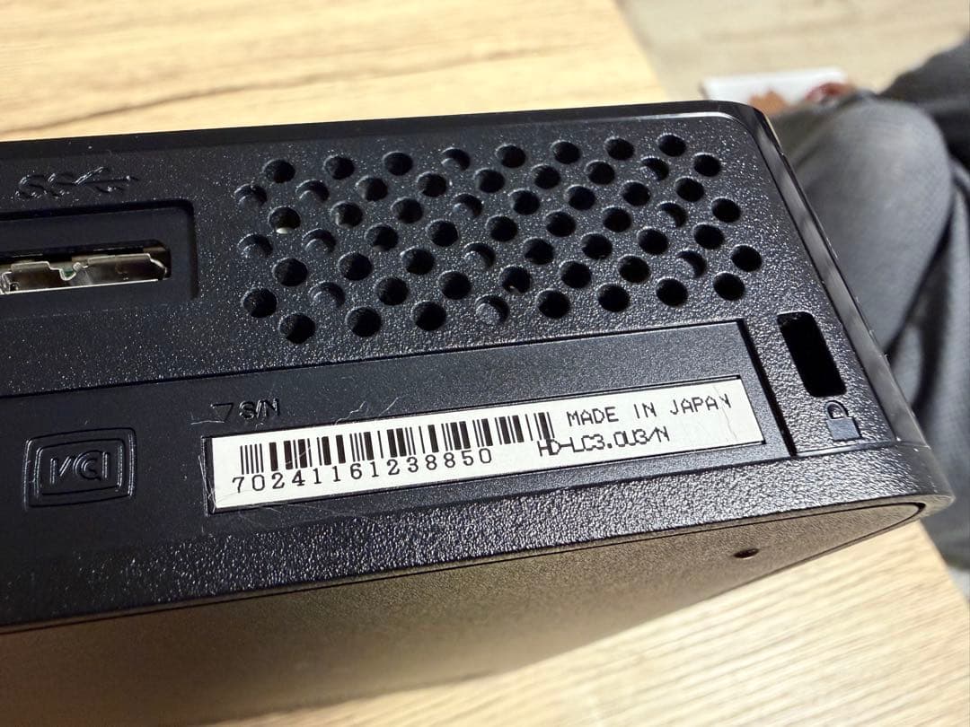 BUFFALO USB3.0 外付け3TB HD-LC3.0U3