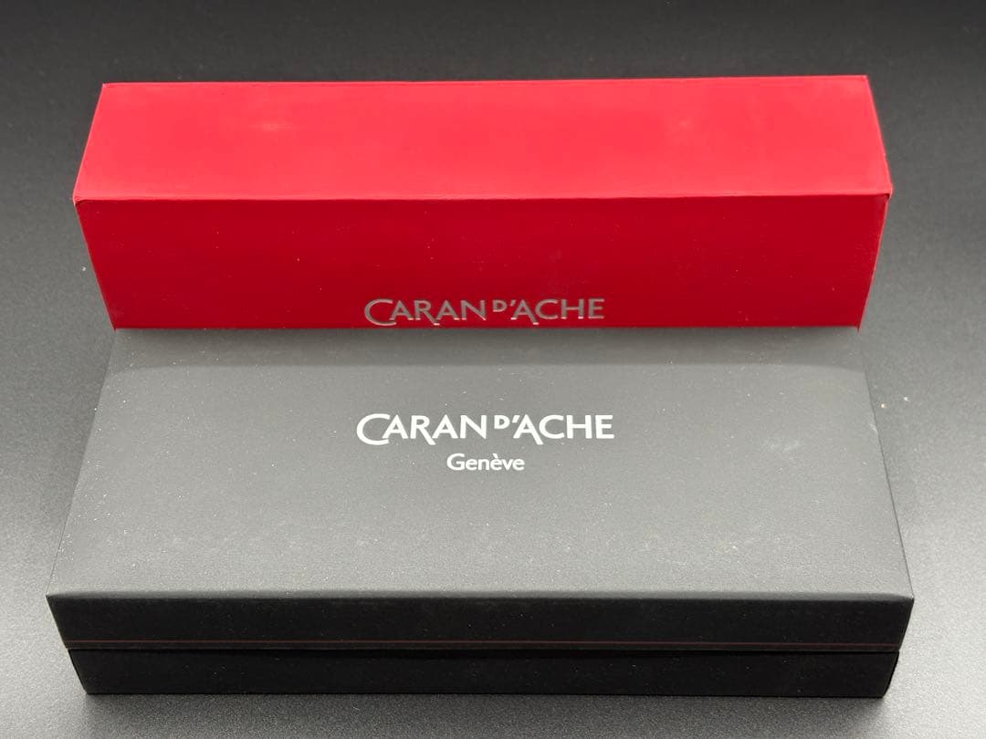 CARAN D'ACHE カランダッシュ 万年筆 レマンスリム B（太字）