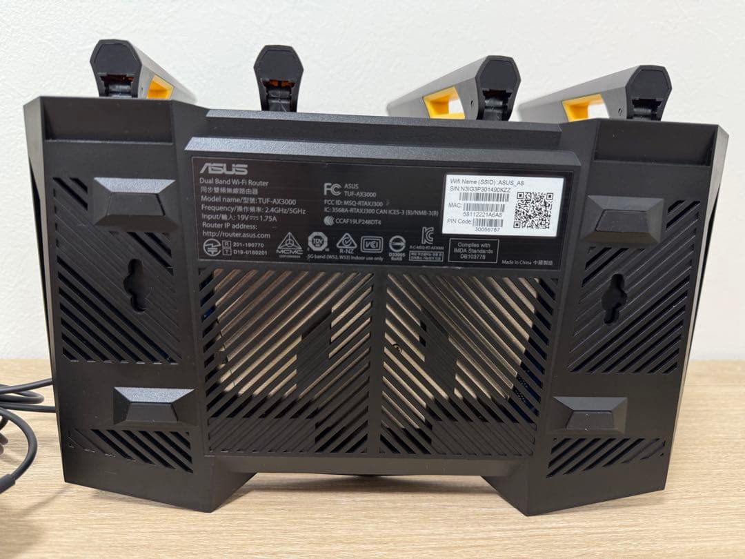 ルーター・ネットワーク機器 TUF Gaming AX3000