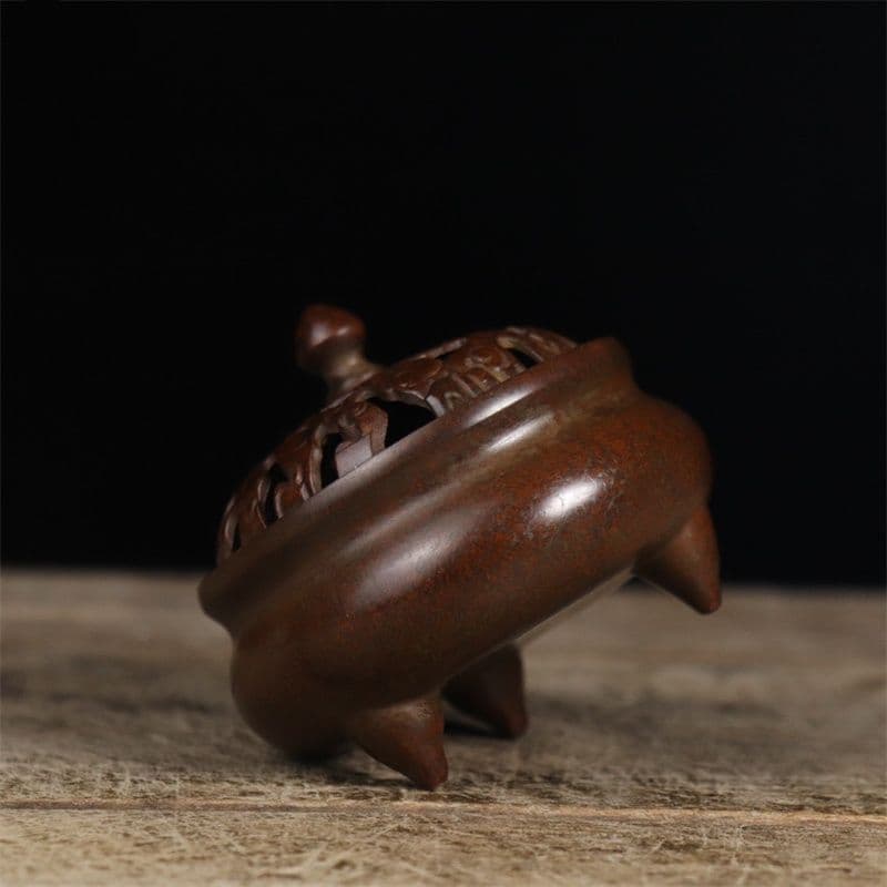 銅器 香炉 供養香炉 祥雲薫炉 香道具 茶道具 装飾品 工芸品 置物