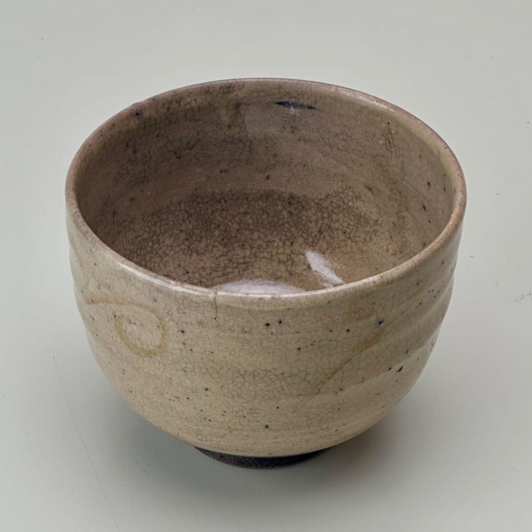 絵唐津 茶碗 仕覆付 共箱 茶道具 江戸時代 骨董品 アンティーク