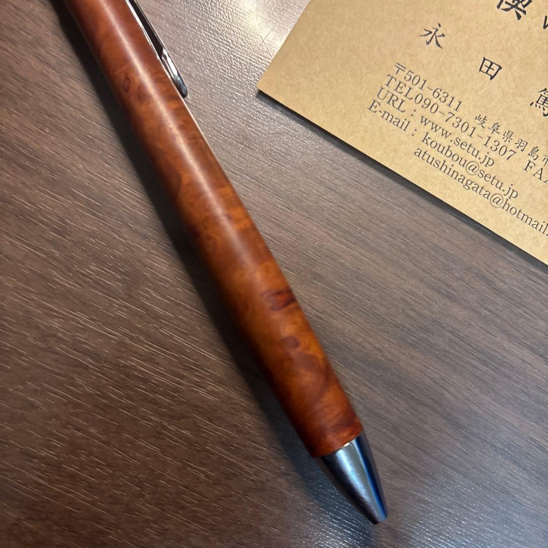 工房楔　花梨瘤ボールペン