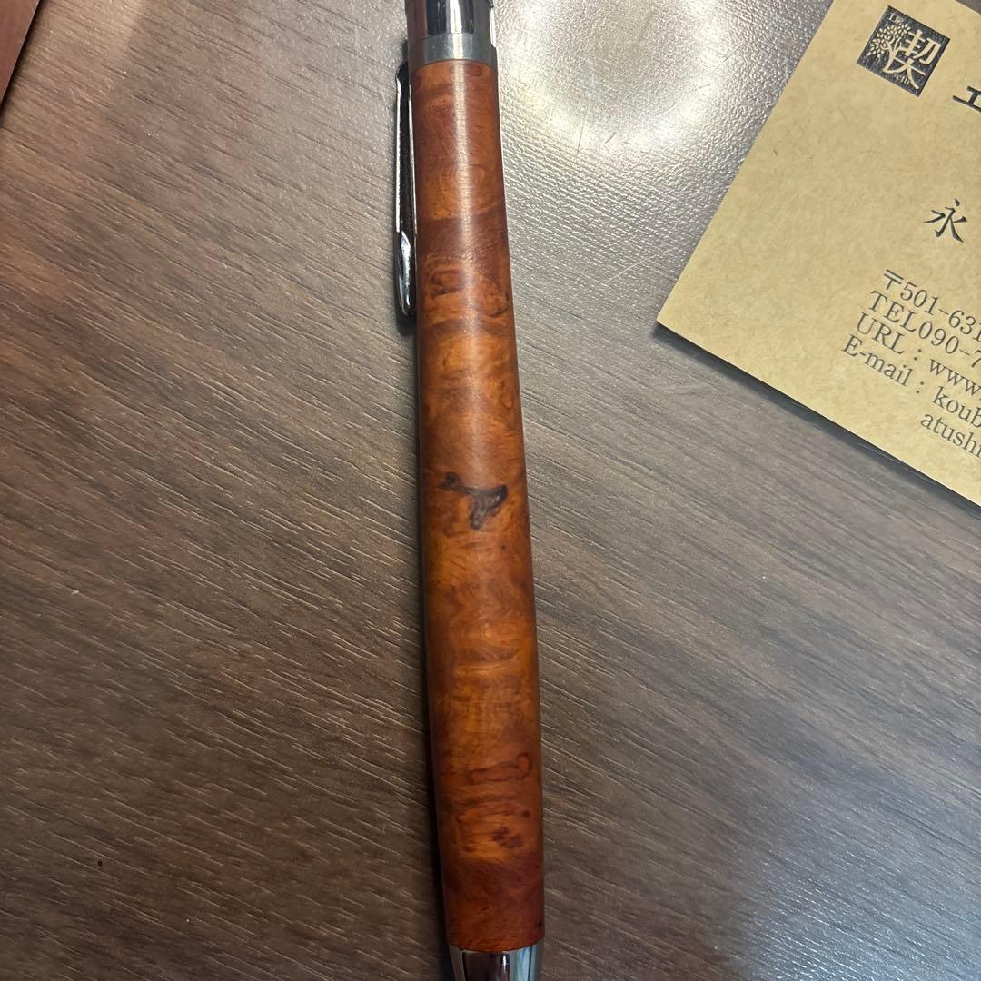 工房楔　花梨瘤ボールペン