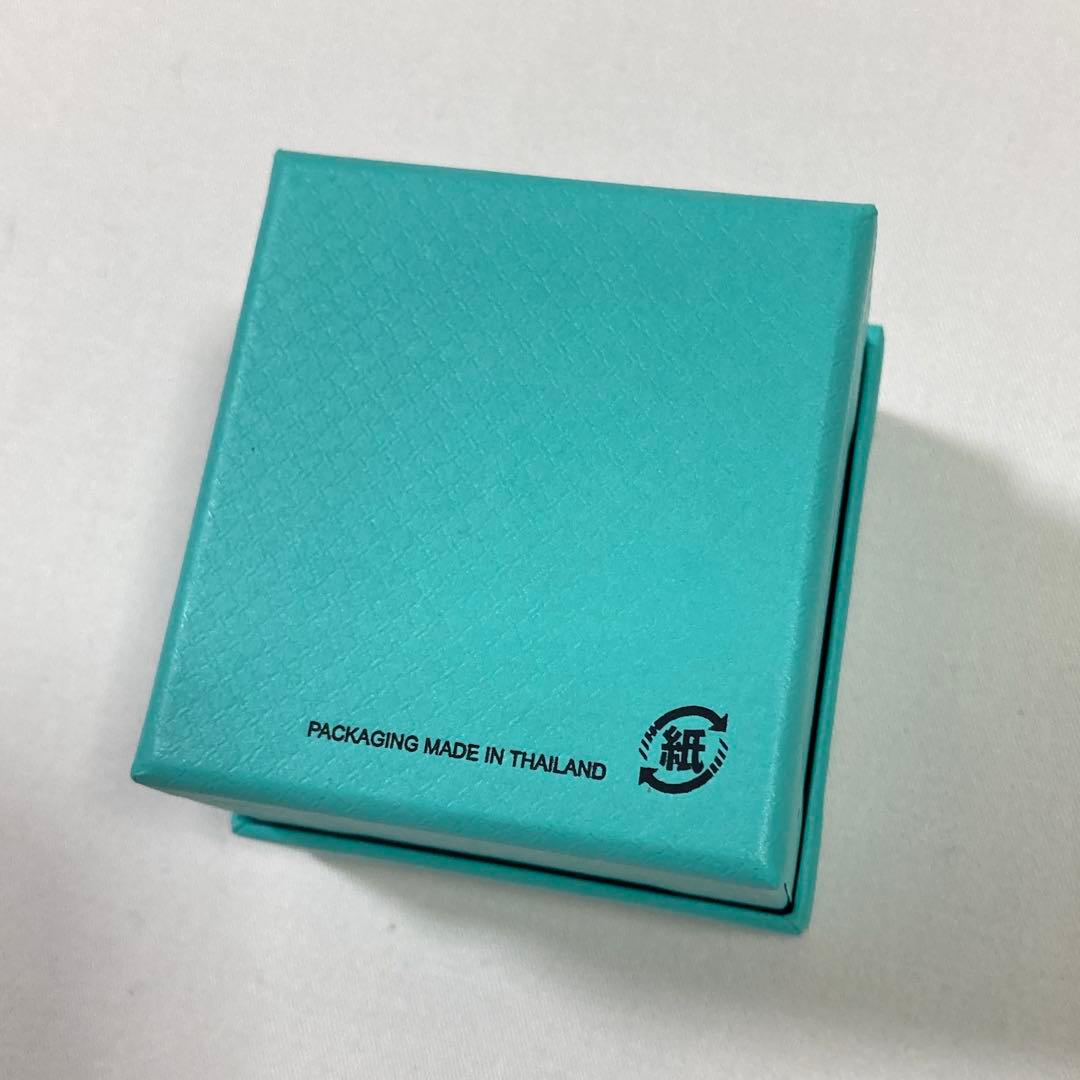 極美品　ティファニー　リングケース　指輪入れ　空箱　リボン付き　ブルーボックス