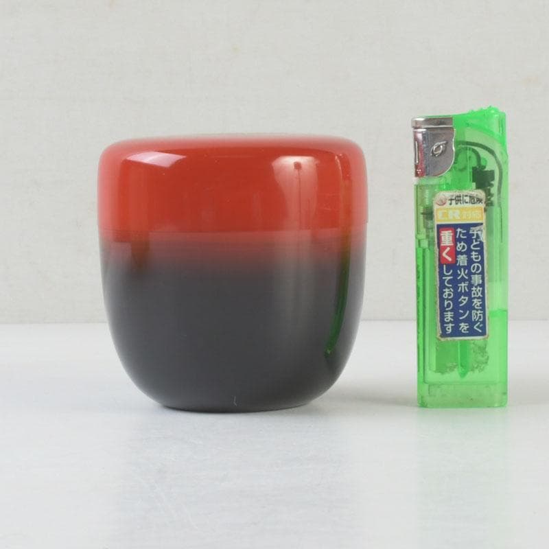 茶道具　宗廣工房　道場宗廣作　曙　長寿棗　紫野　立花大亀極め箱　V　A58