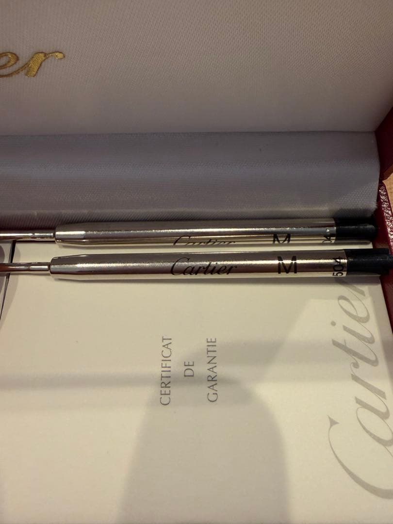 【美品】カルティエ　2Cデコール　ボールペン　ゴールド Cartier