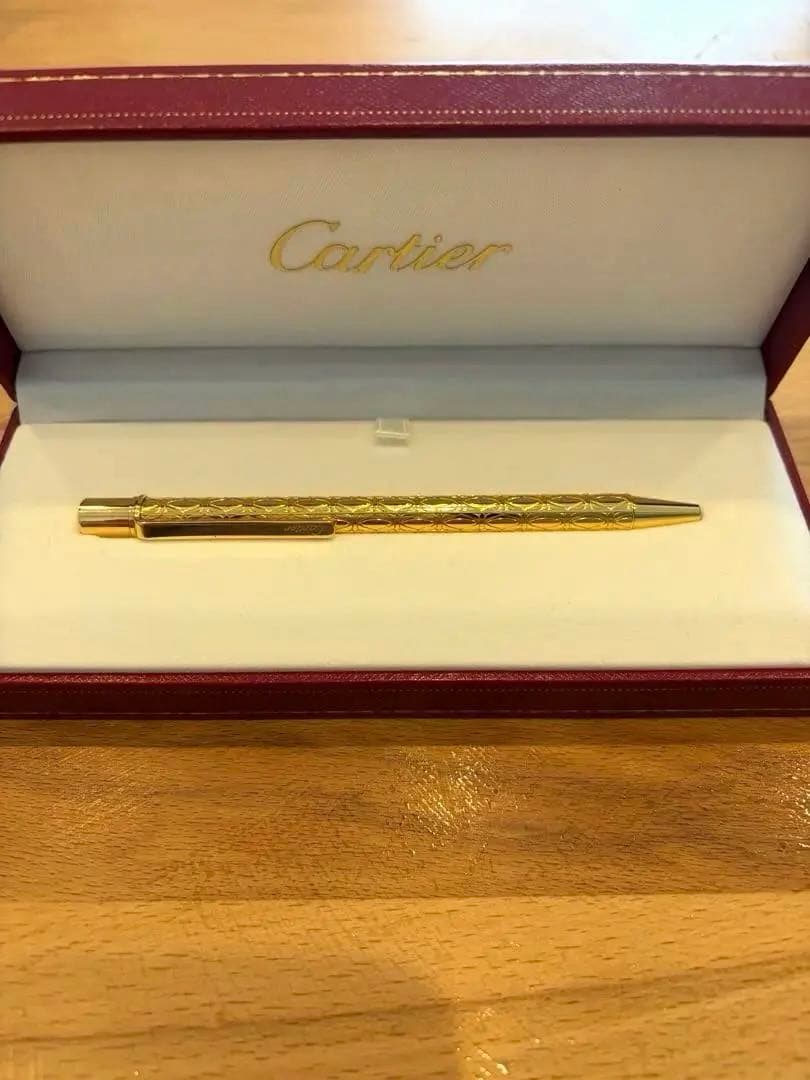 【美品】カルティエ　2Cデコール　ボールペン　ゴールド Cartier