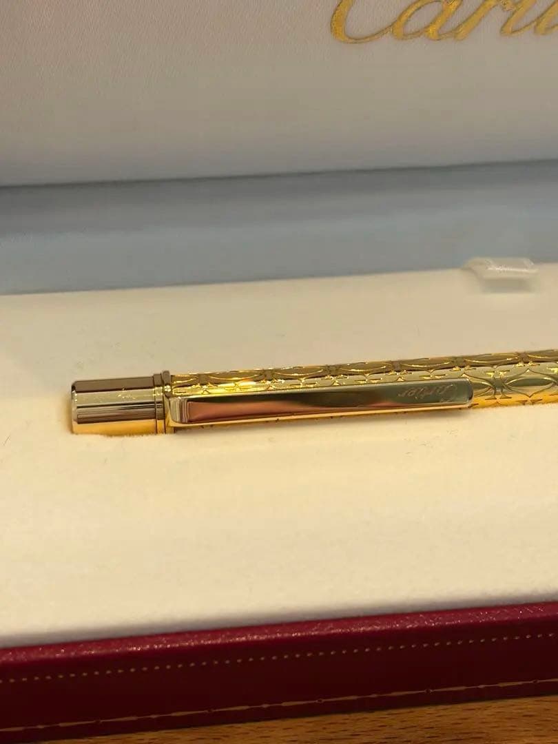 【美品】カルティエ　2Cデコール　ボールペン　ゴールド Cartier