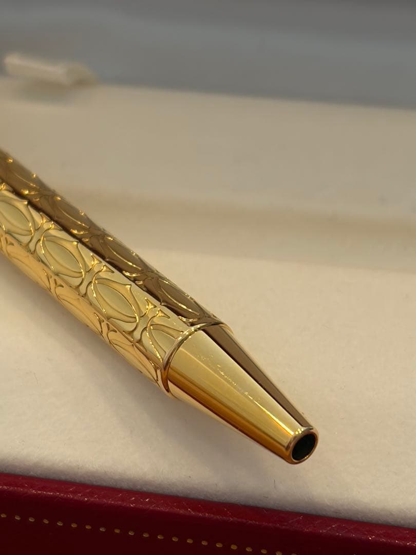 【美品】カルティエ　2Cデコール　ボールペン　ゴールド Cartier