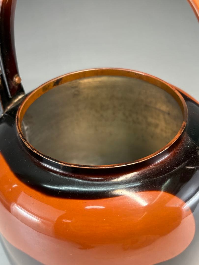 ★中古品★茶道具　竹軒造　浄益形腰黒水注