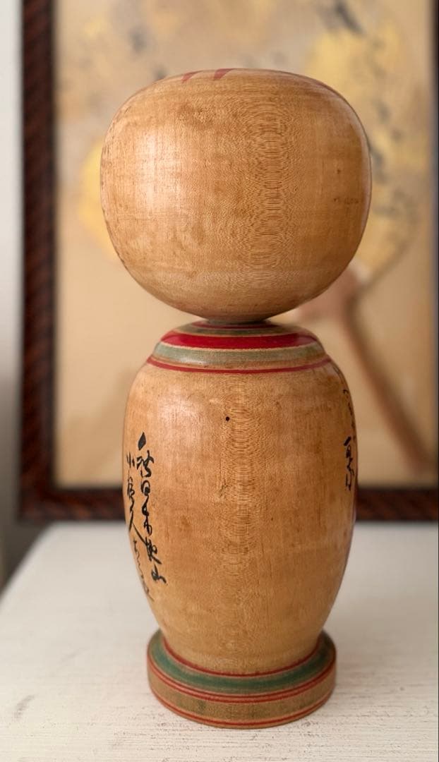 小椋久太郎作　伝統こけし 高さ約29cm　重厚で存在感のある一体