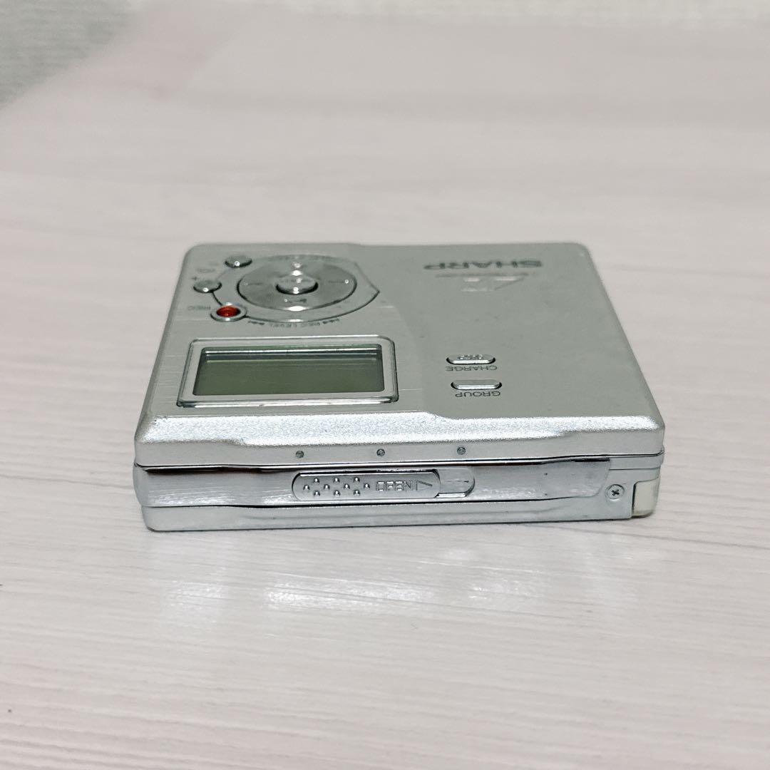 2156【希少品】SHARP シャープ MD-DR77-S シルバー 現状品