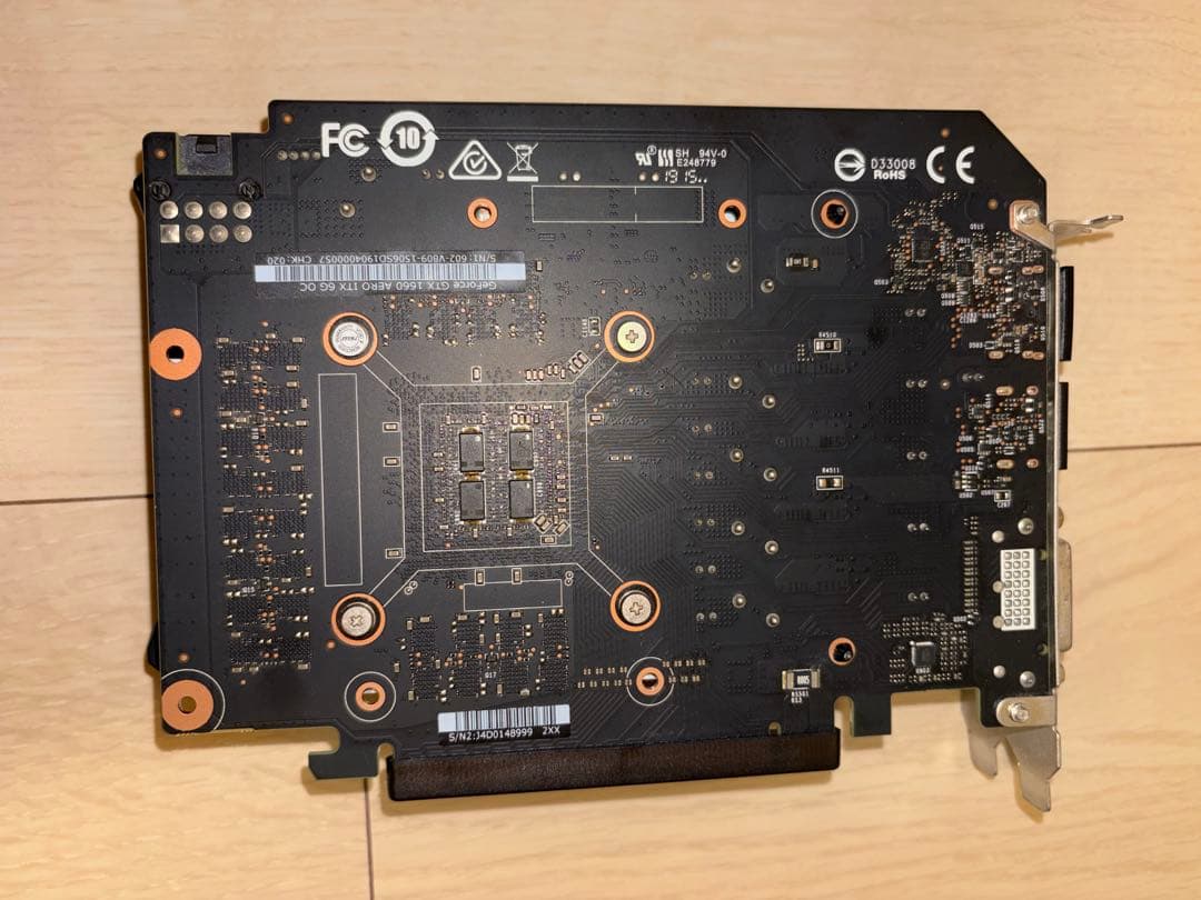 グラフィックボード・グラボ・ビデオカード GeForce GTX 1660 AERO ITX 6G OC