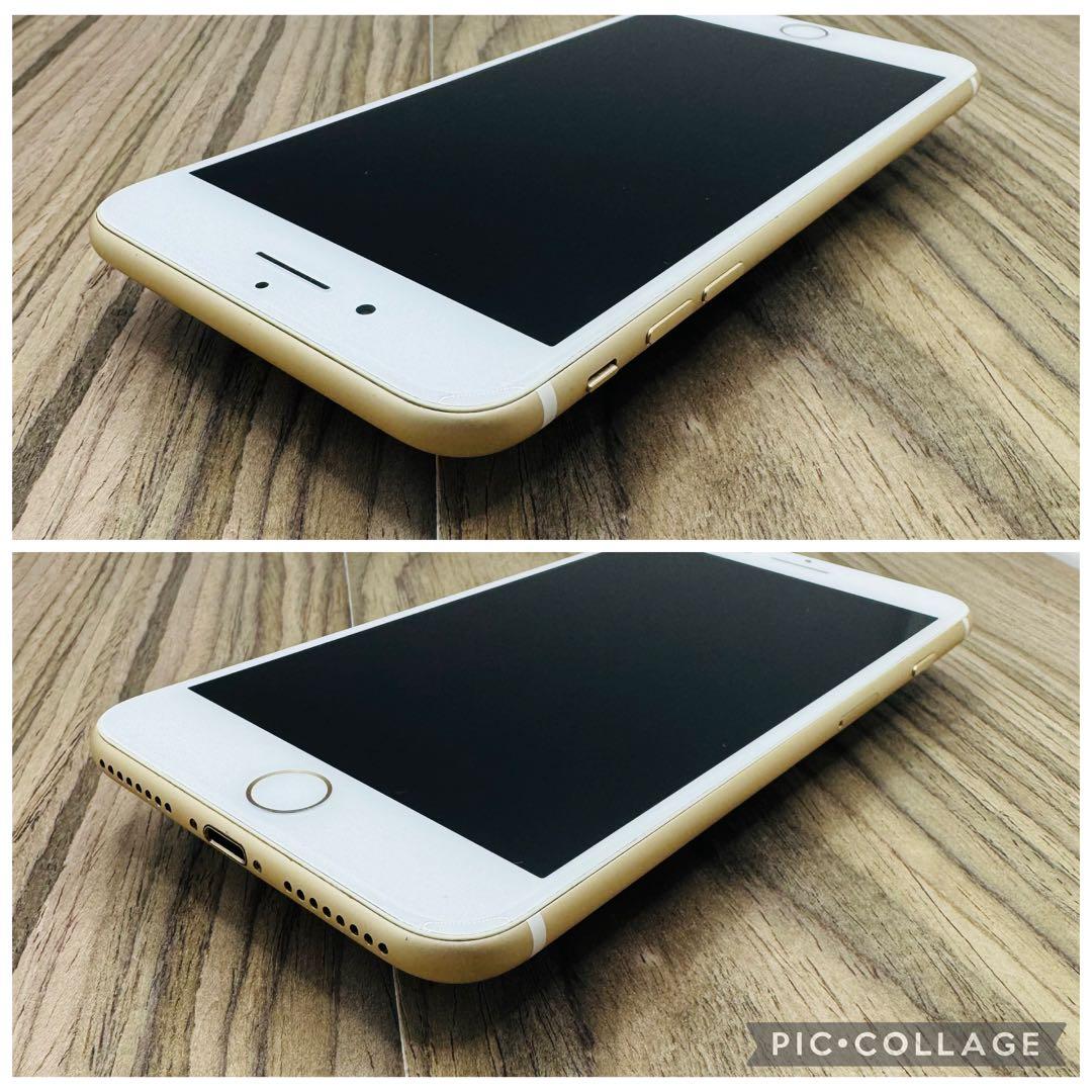 【美品】iPhone7Plus ゴールド 256GB シムフリー 新品大容量電池