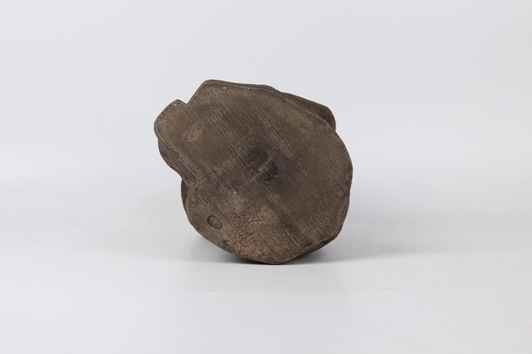 青木木米　親子猿 陶器置物 猿 親子 古美術 オブジェ　落款あり FM05-01