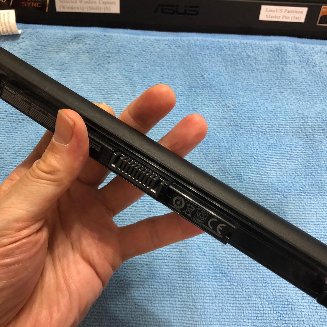 充電容量98％新同 PABAS288 東芝純正・PSE認証バッテリーパック良品