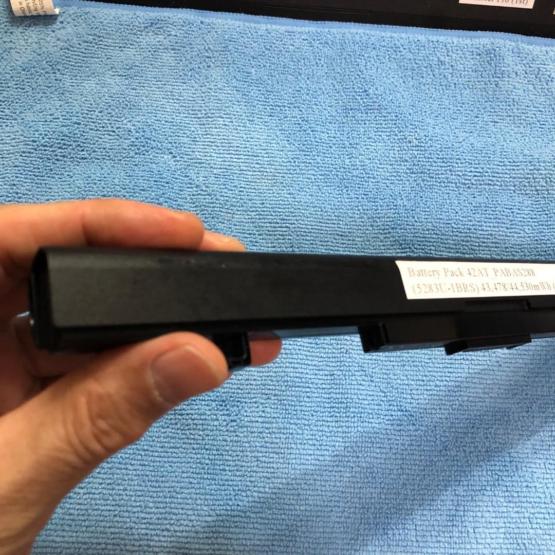充電容量98％新同 PABAS288 東芝純正・PSE認証バッテリーパック良品