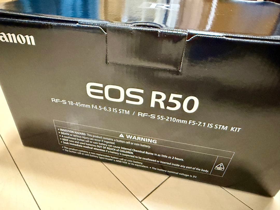 【新品未開封・保証有】Canon EOS R50 ダブルズームキット ブラック