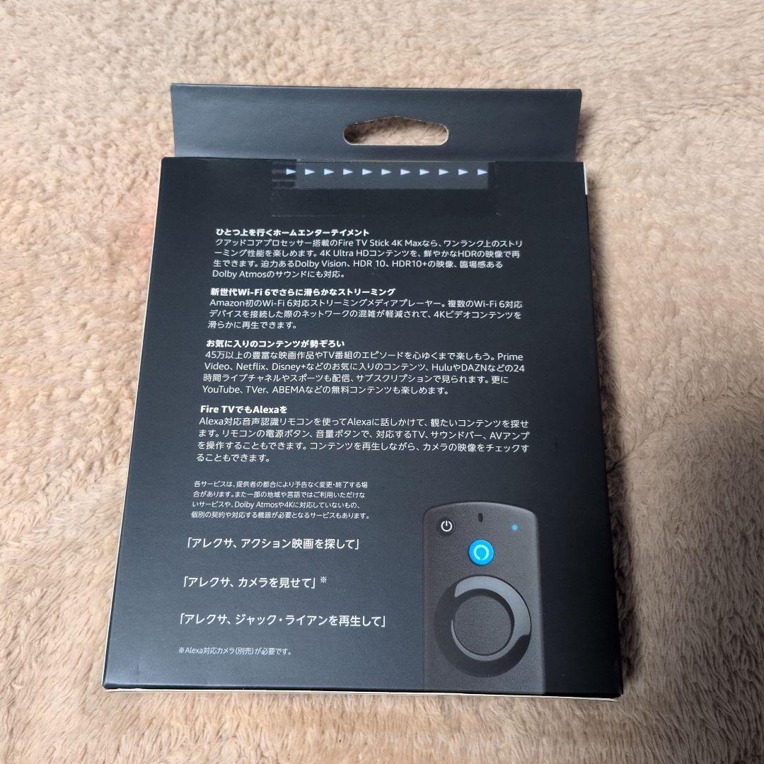 新品・未開封　Fire TV Stick 4K Max