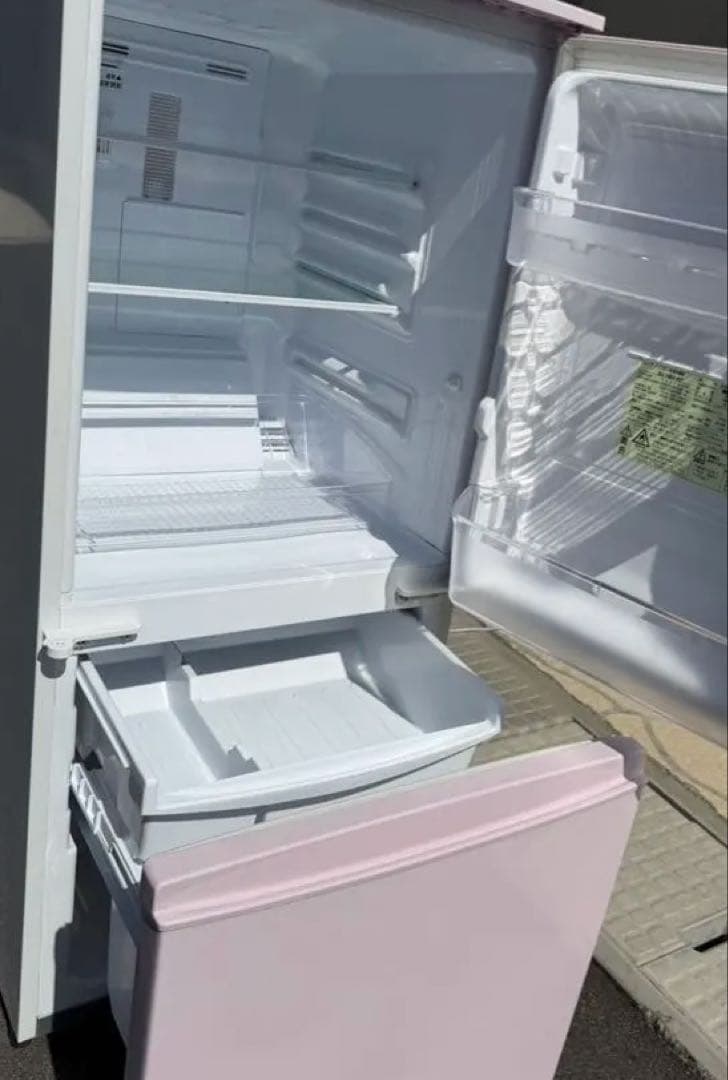 送料込価格‼️シャープ 2ドア冷蔵庫 ピンク