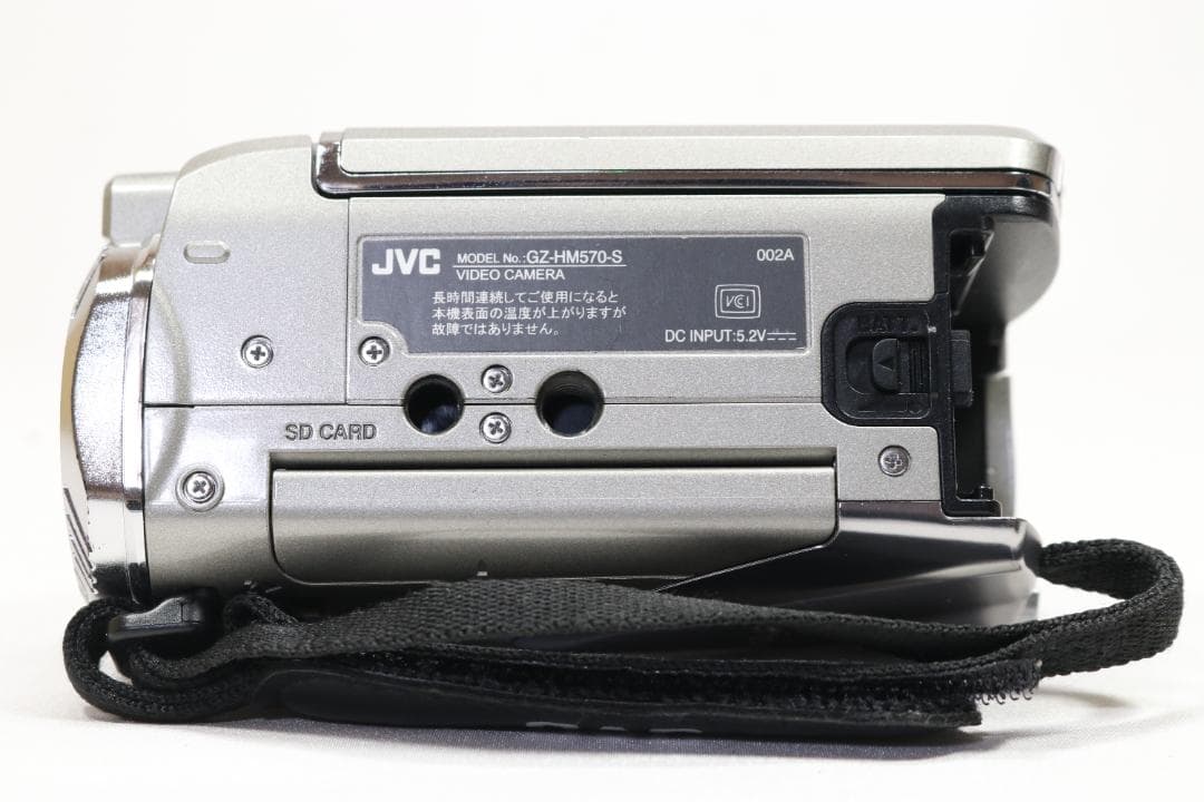 【美品】 JVCビクターEverio HD ビデオカメラGZ-HM570-S