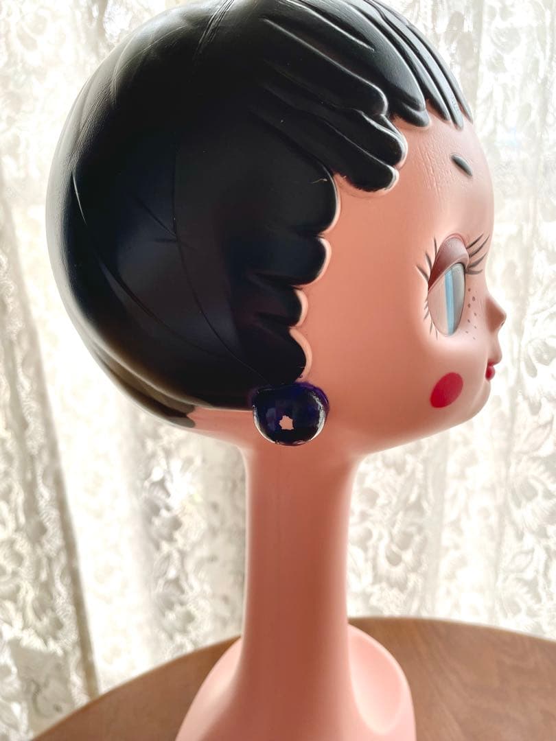 レトロ　Twiggy head ツィッギーマネキン 貯金箱